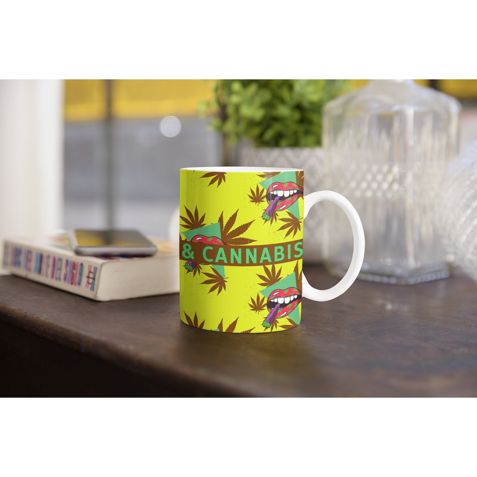 Coffee & Cannabis - Plain Mug - HighJack