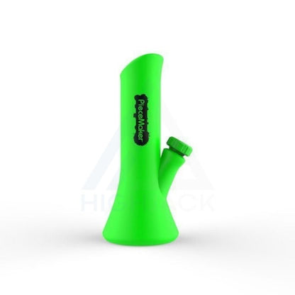 PIECEMAKER KALI GREEN GLOW SILICONE BONG