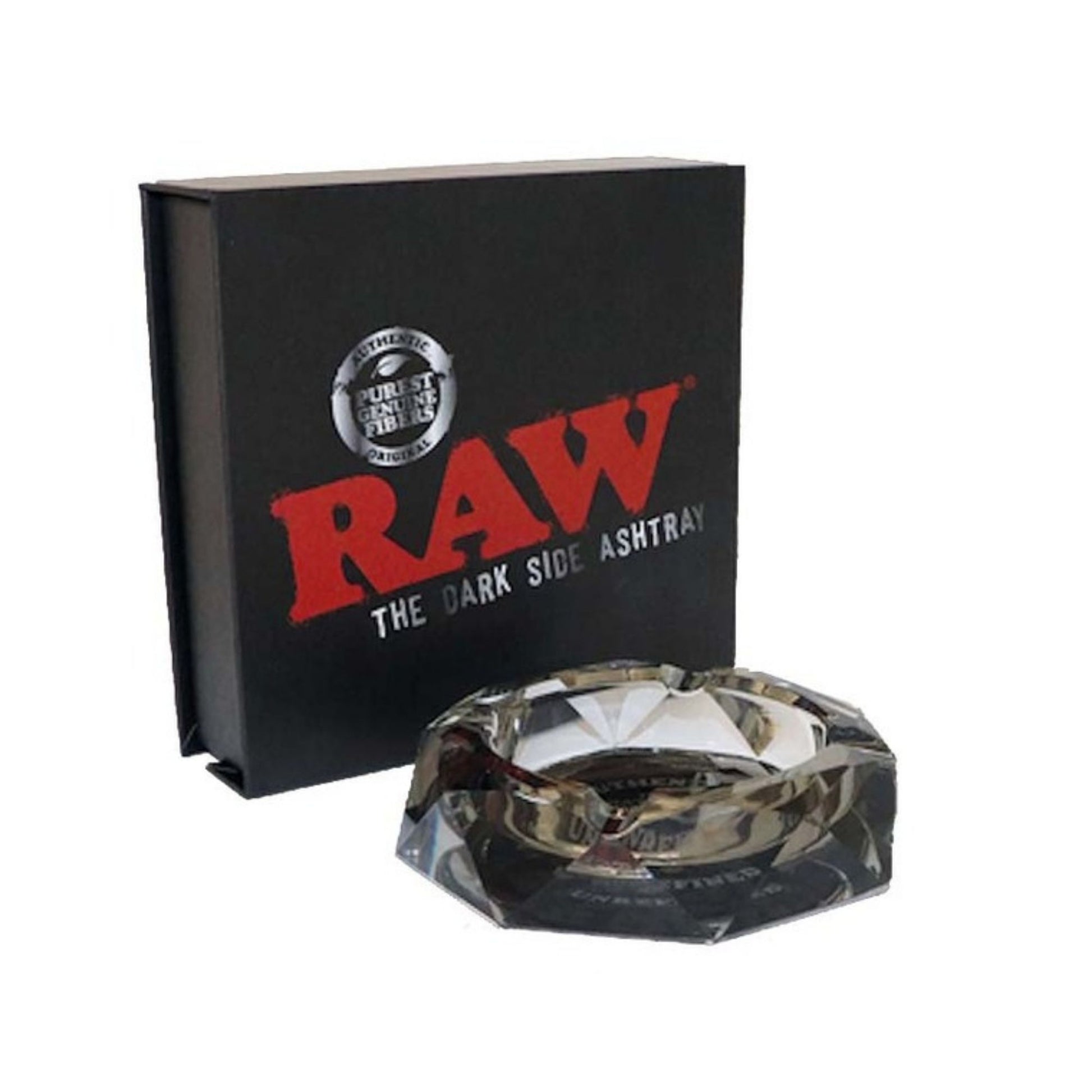 RAW Dark Side Glass Ashtray