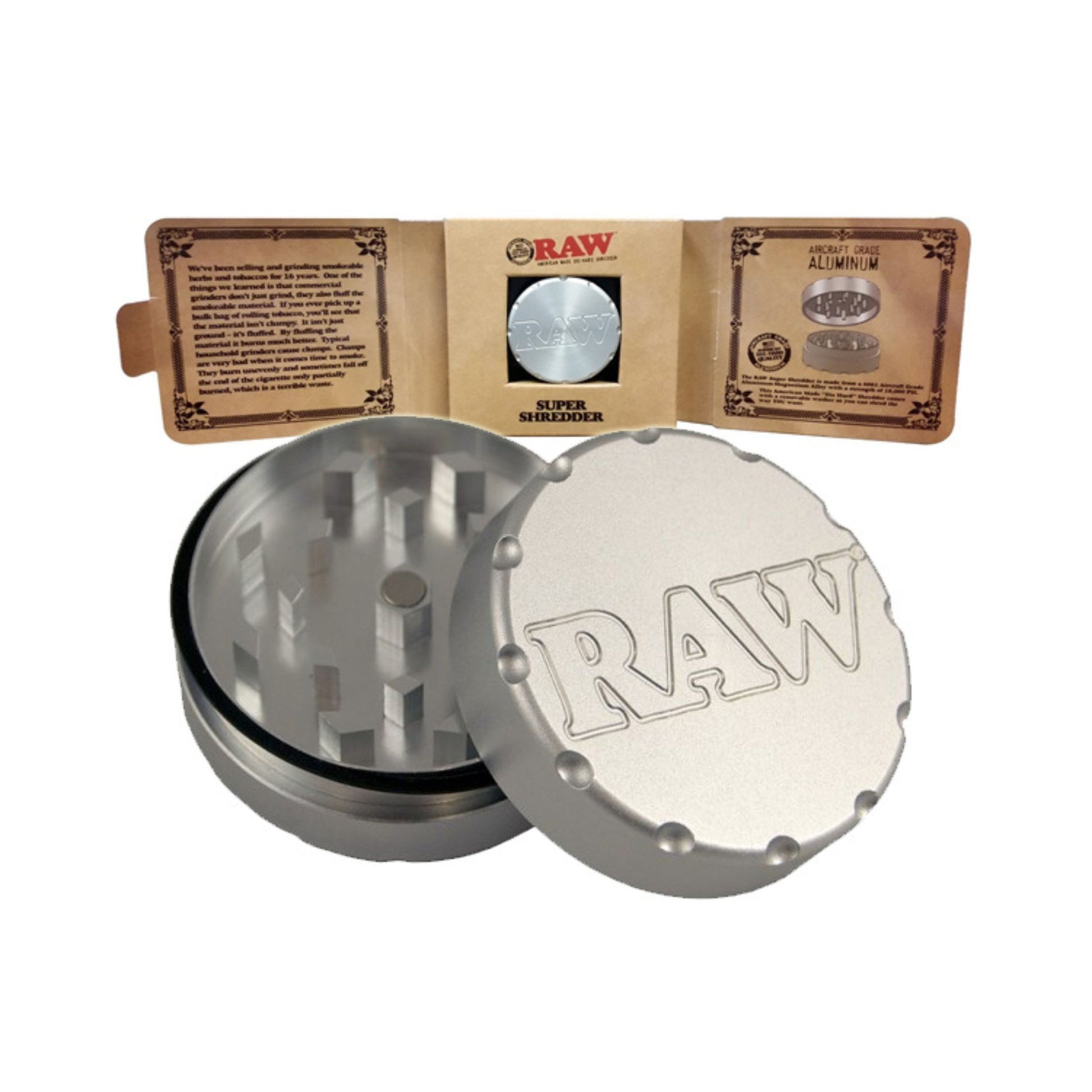 Buy RAW 2 Piece Classic Grinder Online In India at HighJack