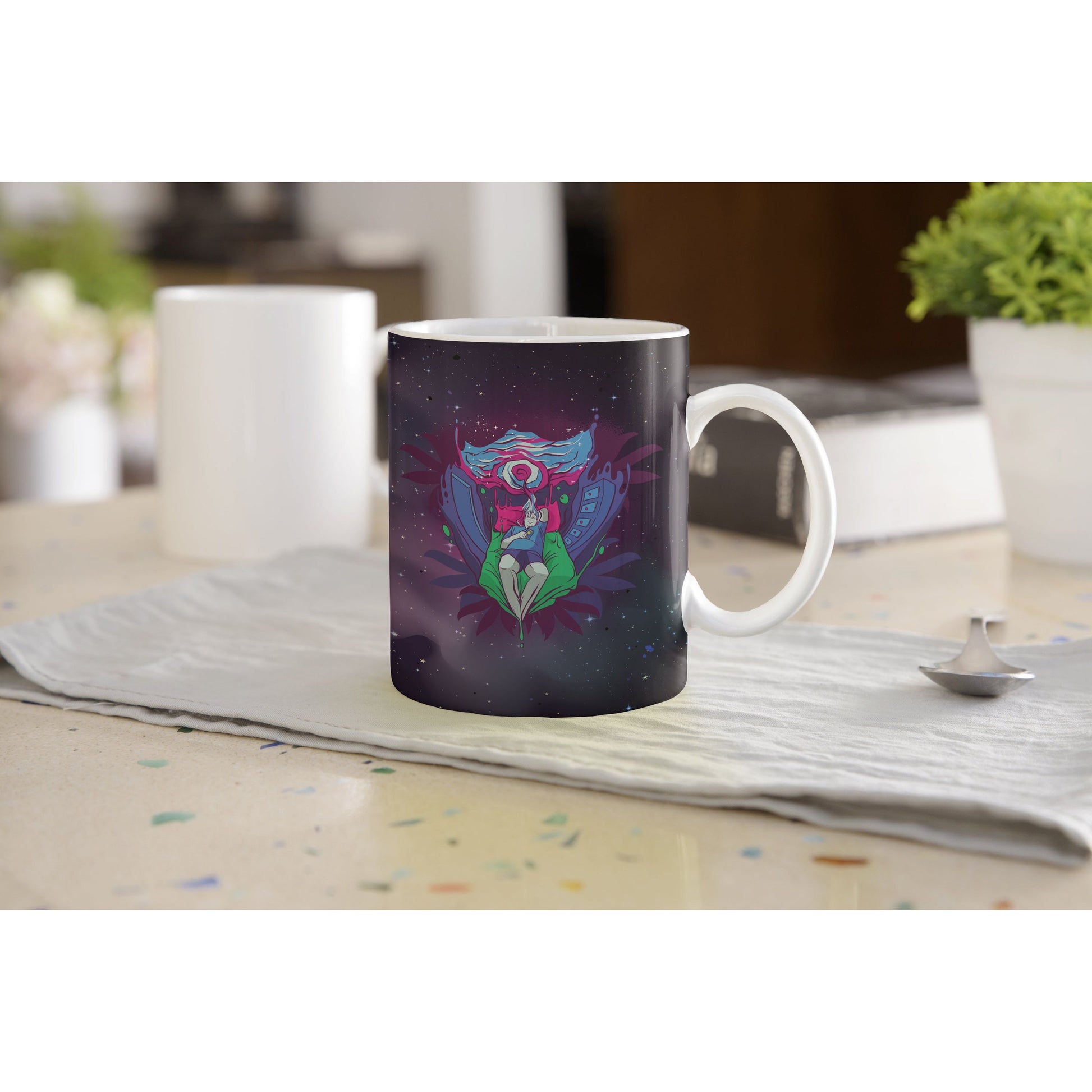 TRIPPY PORTAL - Plain Mug - HighJack