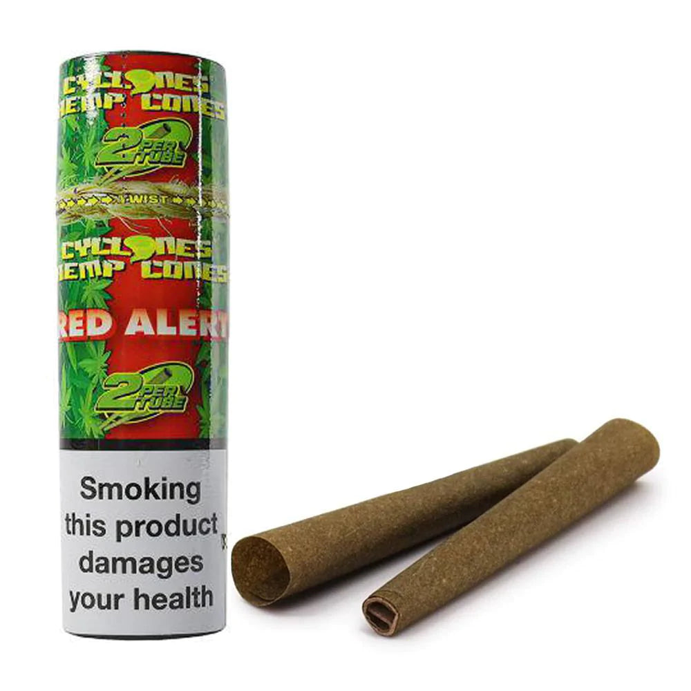 CYCLONES Hemp Pre Rolled Blunt Cones - Red Alert