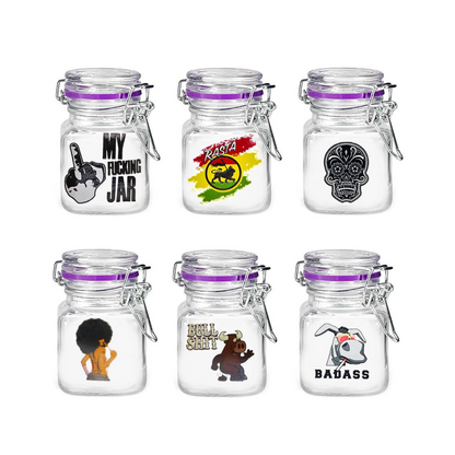 JUICY JAY'S Glass Storage Jar-80 ml - HighJack